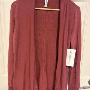 Athleta Open Front Cardigan Size XS. Fits XS and S